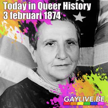 Today in Queer History: 3 februari 1874