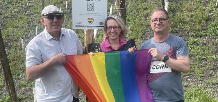 Genk pakt uit met regenboogwijngaard en grote IDAHOT-campagne voor meer openheid rond LGBTQ+ thema's