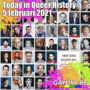Today in Queer History: 5 februari 2021