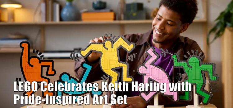 LEGO Celebrates Keith Haring with Pride-Inspired Art Set