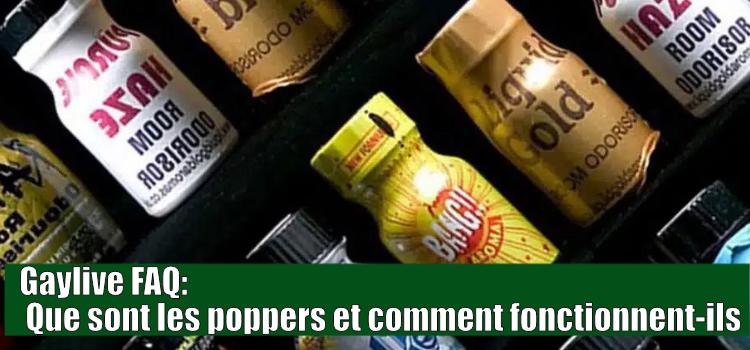 Que sont les poppers et comment fonctionnent-ils ?