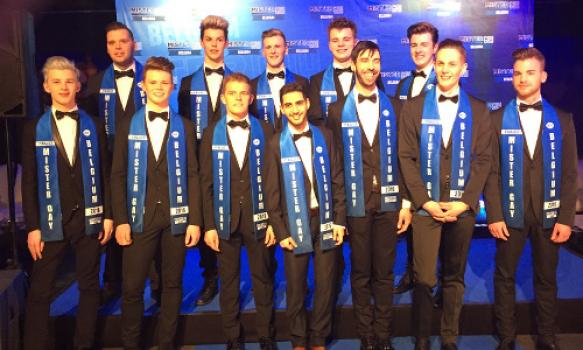 Twaalf finalisten Mister Gay Belgium-verkiezing voorgesteld