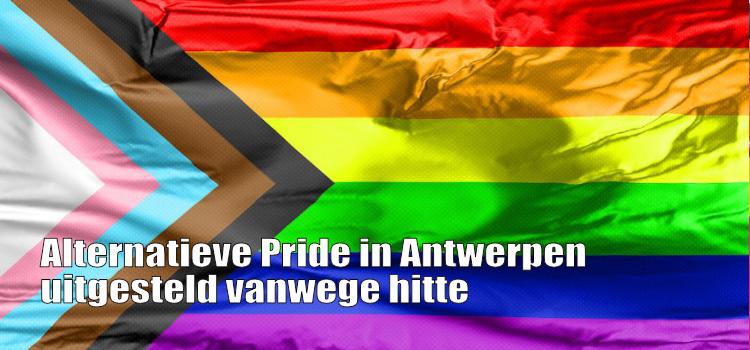 Alternatieve Pride in Antwerpen uitgesteld vanwege hitte