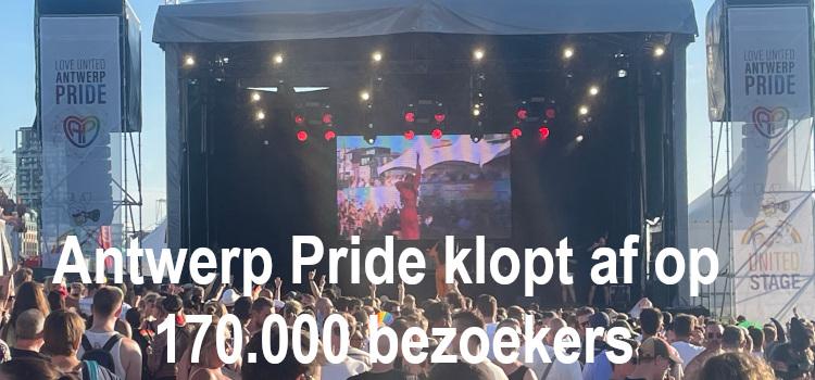 Antwerp Pride klopt af op 170.000 bezoekers