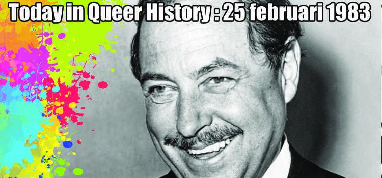 Today in Queer History: 25 februari 1983