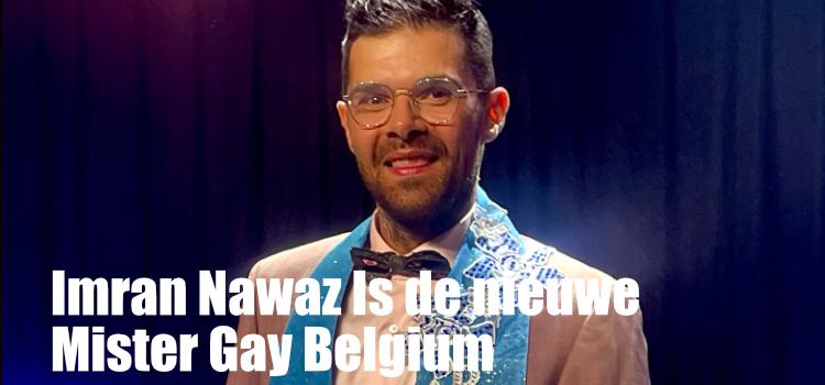 Imran Nawaz Is de nieuwe Mister Gay Belgium