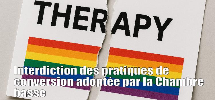 Interdiction des pratiques de conversion adoptée par la Chambre basse