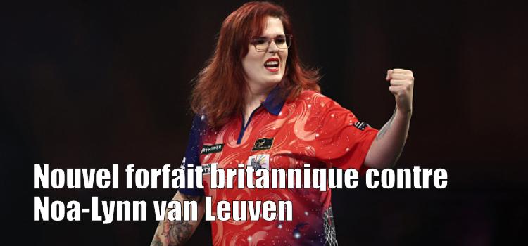 Nouvel forfait britannique contre Noa-Lynn van Leuven