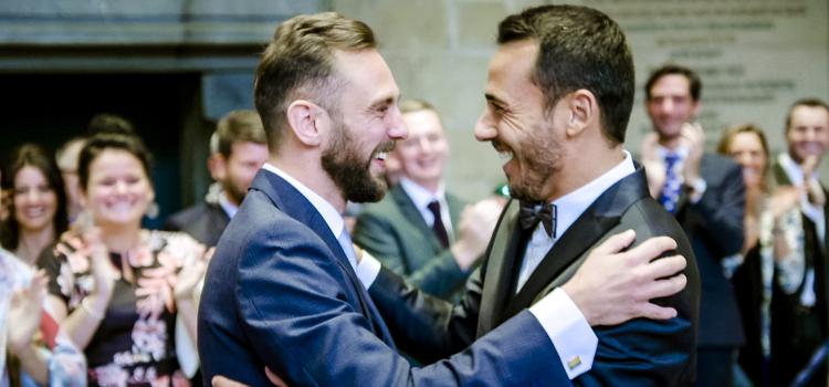 Christophe & Nick maken zich op om te trouwen in Blind getrouwd