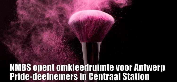 NMBS opent omkleedruimte voor Antwerp Pride-deelnemers in Centraal Station