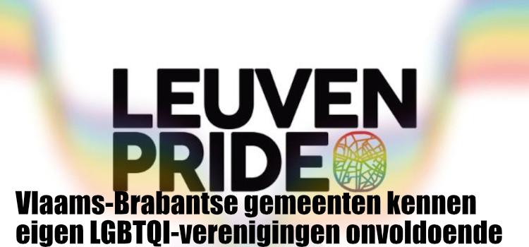 Vlaams-Brabantse gemeenten kennen eigen LGBTQI-verenigingen onvoldoende