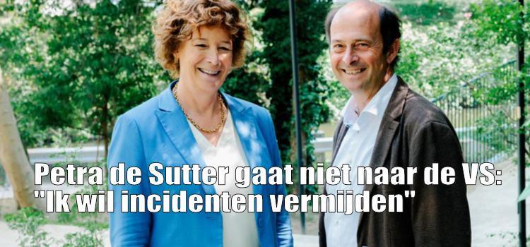 Petra de Sutter gaat niet naar de VS: