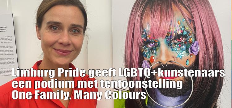 Limburg Pride geeft LGBTQ+kunstenaars een podium met tentoonstelling One Family, Many Colours