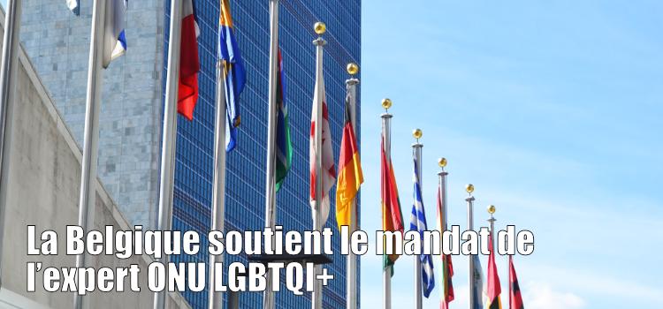 La Belgique soutient le mandat de l’expert ONU LGBTQI+