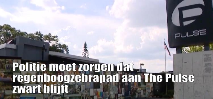 Politie moet zorgen dat regenboogzebrapad aan The Pulse zwart blijft