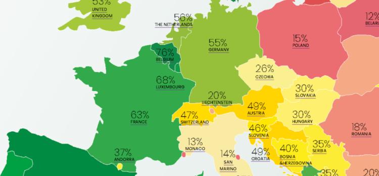Malta, Belgie  en Denemarken zijn LGBTQ-vriendelijkste landen in Europa