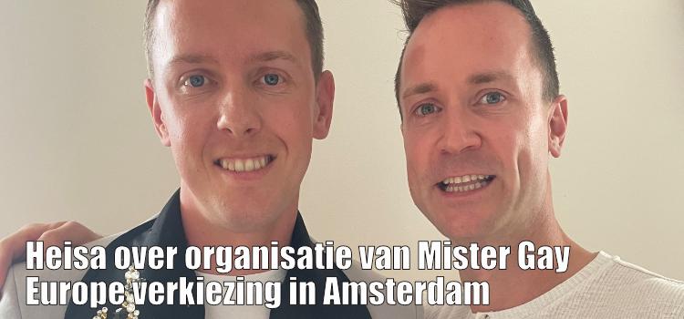 Heisa over organisatie van Mister Gay Europe verkiezing in Amsterdam