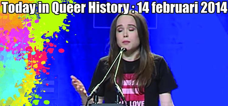 Today in Queer History: 14 februari 2014