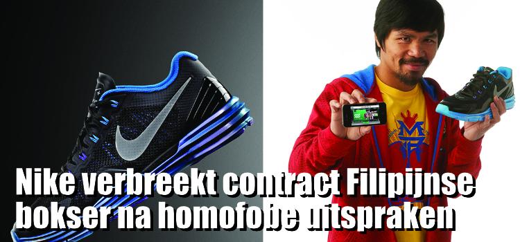 Nike verbreekt contract Filippijnse bokser na homofo...