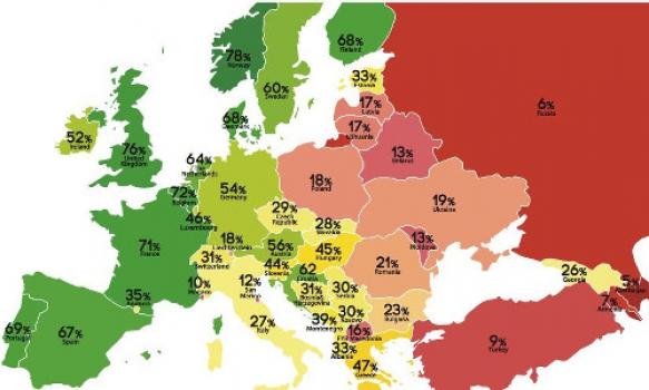 België zakt naar vierde plaats op Europese ranking van holebi- en transgenderrechten