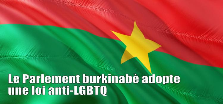 Le Parlement burkinabè adopte une loi anti-LGBTQ