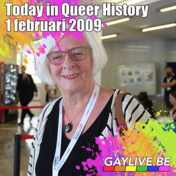 Today in Queer history: 1 februari 2009