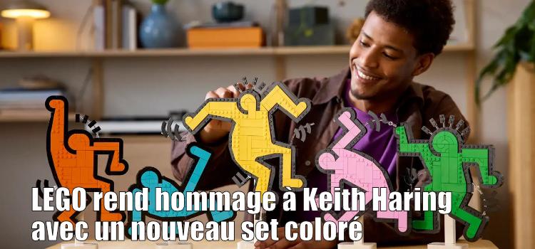 LEGO rend hommage à Keith Haring avec un nouveau set coloré
