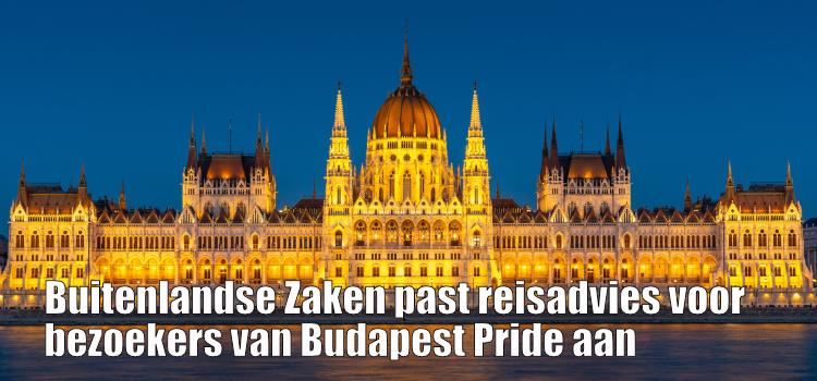 Buitenlandse Zaken past reisadvies voor bezoekers van Budapest Pride aan