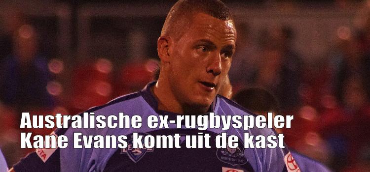 Australische ex-rugbyspeler Kane Evans komt uit de kast