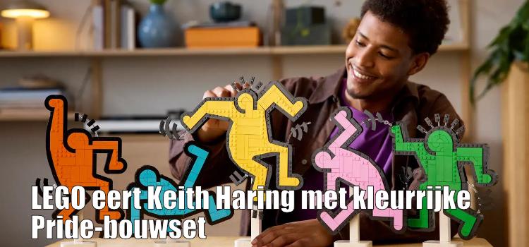 LEGO eert Keith Haring met kleurrijke Pride-bouwset