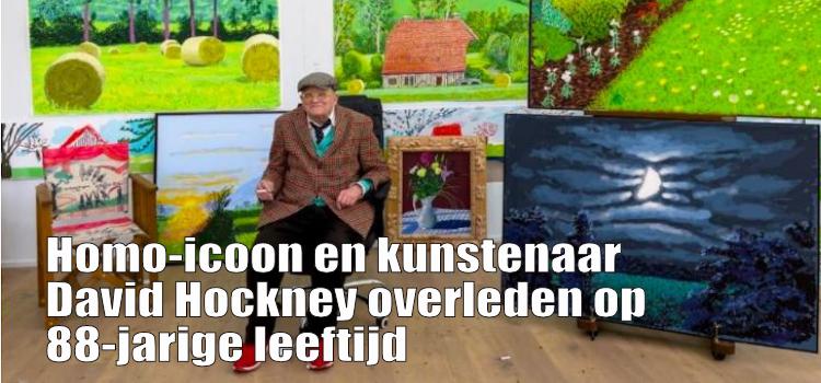 Homo-icoon en kunstenaar David Hockney overleden op 88-jarige leeftijd