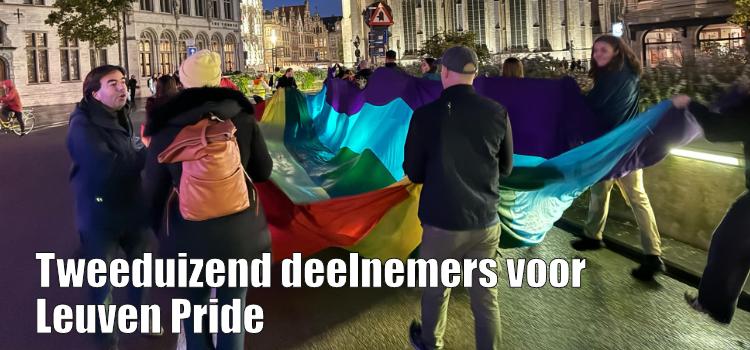 Tweeduizend deelnemers voor Leuven Pride